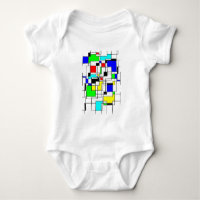 Random Squares Homage A Mondrian