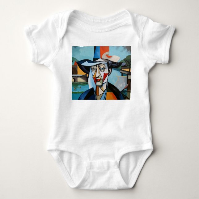Body Para Bebé Raphael Canossa Painter Design (Anverso)