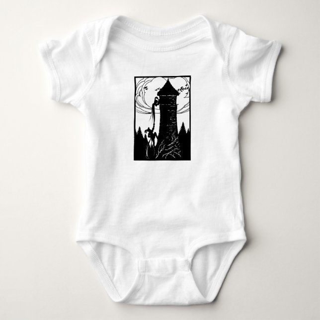 Body Para Bebé Rapunzel Baby Bodysuit (Anverso)
