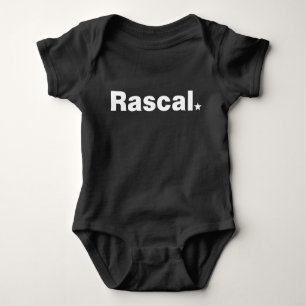 Body Para Bebé Rascal Unisex Hipster Baby One Piece!