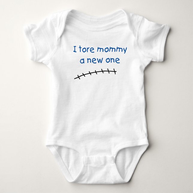 Body Para Bebé Rasgué a la mamá un nuevo (Anverso)