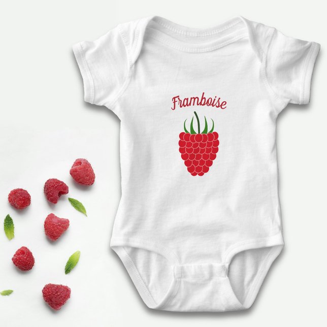 Body Para Bebé Raspberry (Raspberry Baby Bodysuit)