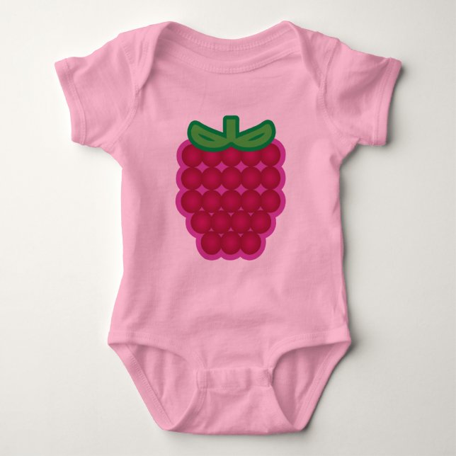 Body Para Bebé Raspberry (Anverso)