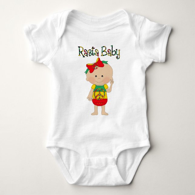 Body Para Bebé Rasta Baby (Anverso)