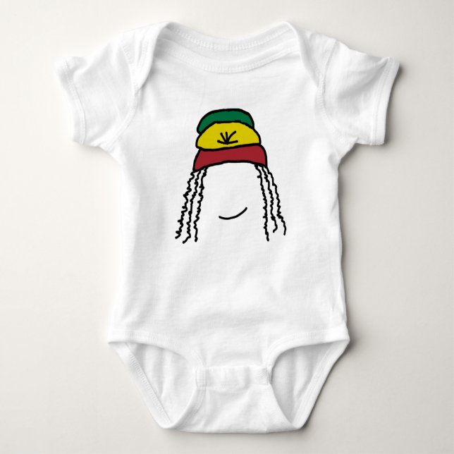 Body Para Bebé Rasta Smile (Anverso)