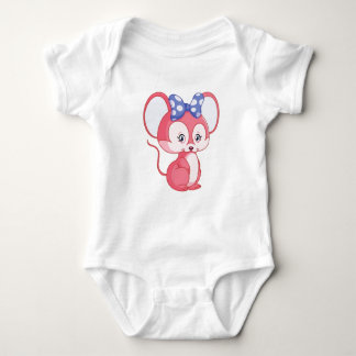 Body Para Bebé Ratón Adorable: Camiseta bebé con diseño de revers
