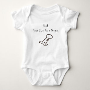 Body Para Bebé ¡RAWR! Significa te amo en dinosaurio