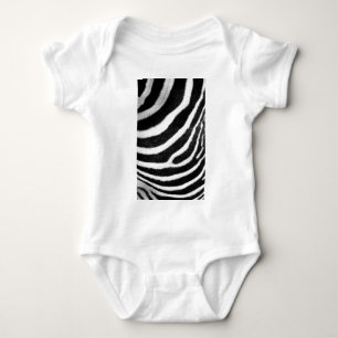 Body Para Bebé rayas de piel en blanco y negro Zebra Imprimir