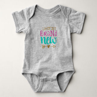 Body Para Bebé Recién nacido de marca literalmente Onsie