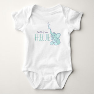 Body Para Bebé Recién nacido elefante bienvenida niños camiseta c