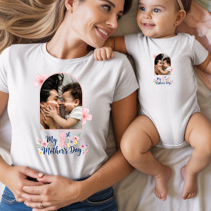 Body Para Bebé Recuerdo Personalizado para el 1er Día de la Madre