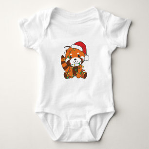 Body Para Bebé Red Panda Christmas Winter Animals Red Pandas