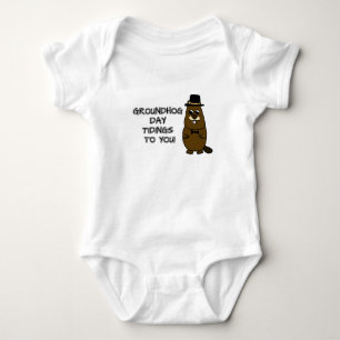Body Para Bebé Regale un Groundhog de este añoGroundhog Da