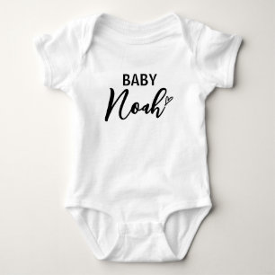 Body Para Bebé Regalo de Anuncio de Nombre de Bebé Personalizado