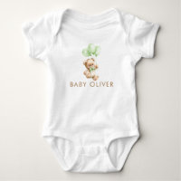 Regalo de baby shower de osito de peluche y globos