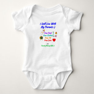 Body Para Bebé Regalo de bebé: todavía vivo con mis padres - Dive