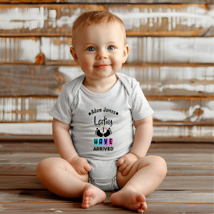 Body Para Bebé Regalo de cita personalizada Damas He Llegado