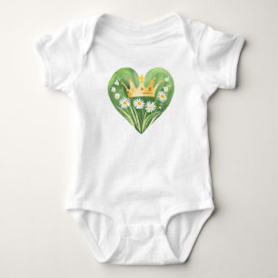 Body Para Bebé Regalo de corazón real dulce de una pieza para beb