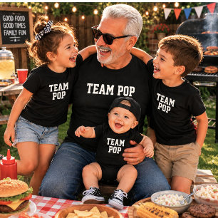 Body Para Bebé Regalo de Día del Padre para Equipo Pop