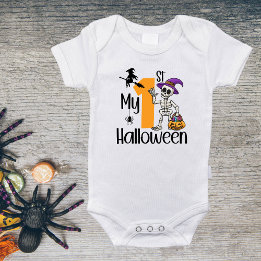 Body Para Bebé Regalo de disfraz aterrador Traje lindo Mi 1er Ha