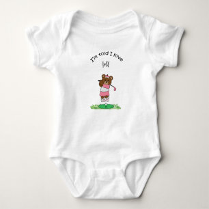 Body Para Bebé Regalo de golf para Baby Shower Baby Golfer