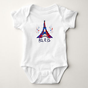 Body Para Bebé Regalo de la Torre Eiffel de París