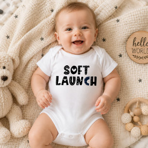 Body Para Bebé Regalo de lanzamiento suave para baby shower neutr