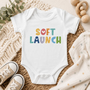 Body Para Bebé Regalo de lanzamiento suave para baby shower neutr