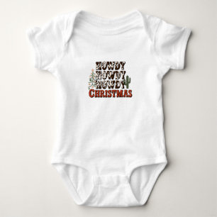 Body Para Bebé Regalo de Navidad de la familia de la fiesta de Na