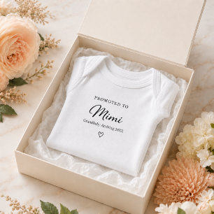 Body Para Bebé Regalo de Revelación de Embarazo para Mimi