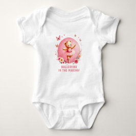 Body Para Bebé Regalo de ropa de bebé de Ballerina para niñas