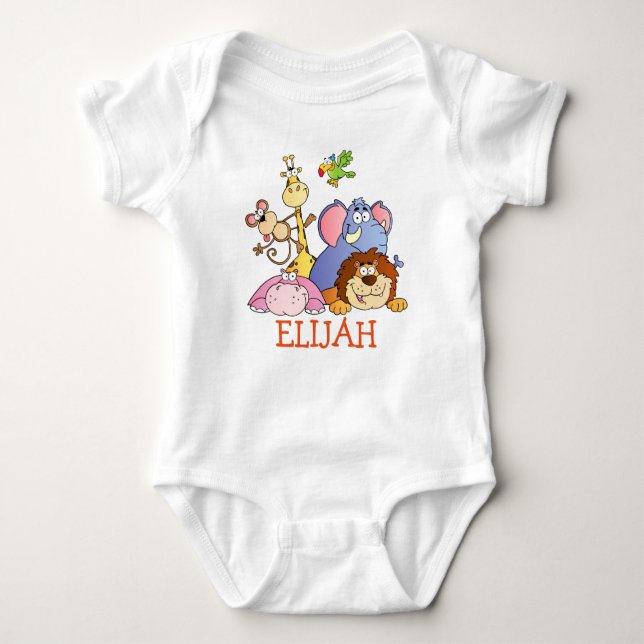 Body Para Bebé regalo de ropa para bebé niño ELIJAH (Anverso)