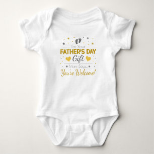 Body Para Bebé Regalo del día de padre - mono del bebé