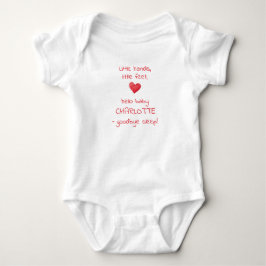 Body Para Bebé Regalo Divertido y Personalizado para Bebé, Hola B