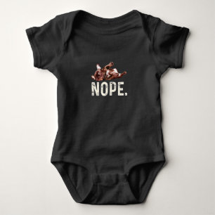 Body Para Bebé Regalo francés  Bulldog francés Nope.
