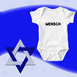 Body Para Bebé Regalo judío de bebé, MENSCH yiddish