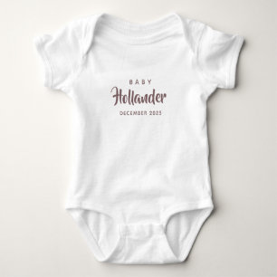 Body Para Bebé Regalo para Baby Shower Anuncio de Embarazo Bebé