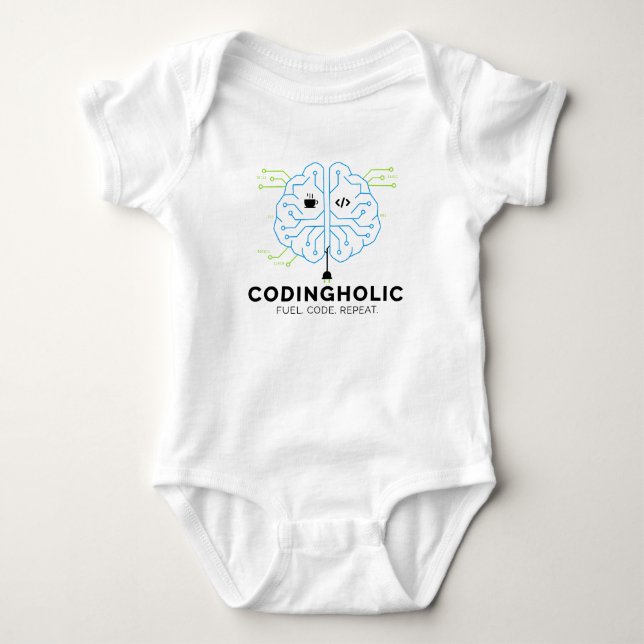 Body Para Bebé Regalo para Baby Shower de Programador | Bodysuit  (Anverso)
