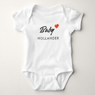 Body Para Bebé Regalo para Baby Shower Nombre de Bebé Personali