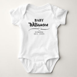 Body Para Bebé Regalo para Recién Nacido - Anuncio Personalizado
