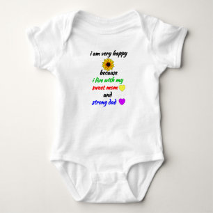 Body Para Bebé Regalo para recién nacido Niño Niña - Familia Feli