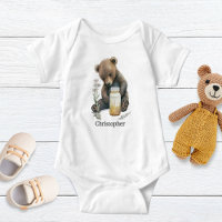 Regalo personalizado de osito de bebé para niño