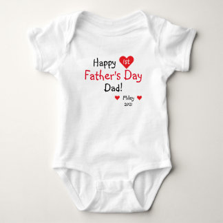 Body Para Bebé Regalo personalizado del Día del Primer Padre de l