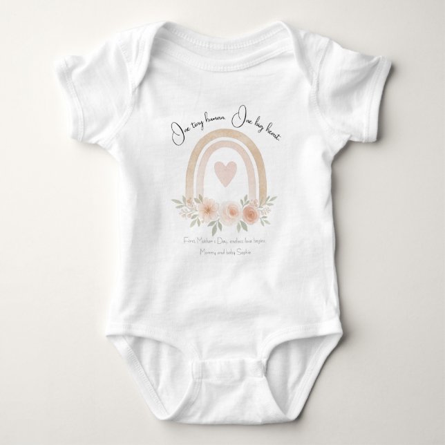 Body Para Bebé Regalo personalizado para el Día de la Madre - (Anverso)