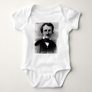 Body Para Bebé Regalos de citas de amor de Edgar Allan Poe "Llora