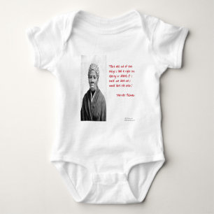 Body Para Bebé Regalos de la cita de Harriet Tubman "Libertad o M
