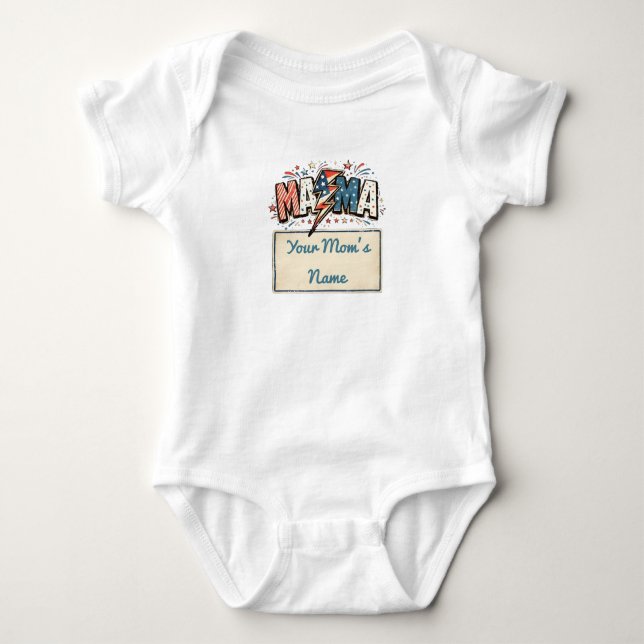 Body Para Bebé regalos día de la madre - mama  (Anverso)