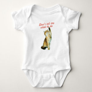 Body Para Bebé Regalos para amantes de gatos Meme No me digas qué