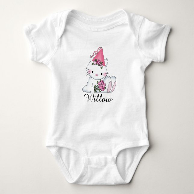 Body Para Bebé Regalos personalizados para bebés de Willow (Anverso)