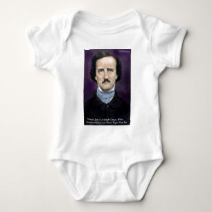 Body Para Bebé Regalos y Tarjetas de Citas de Edgar Allan Poe "El